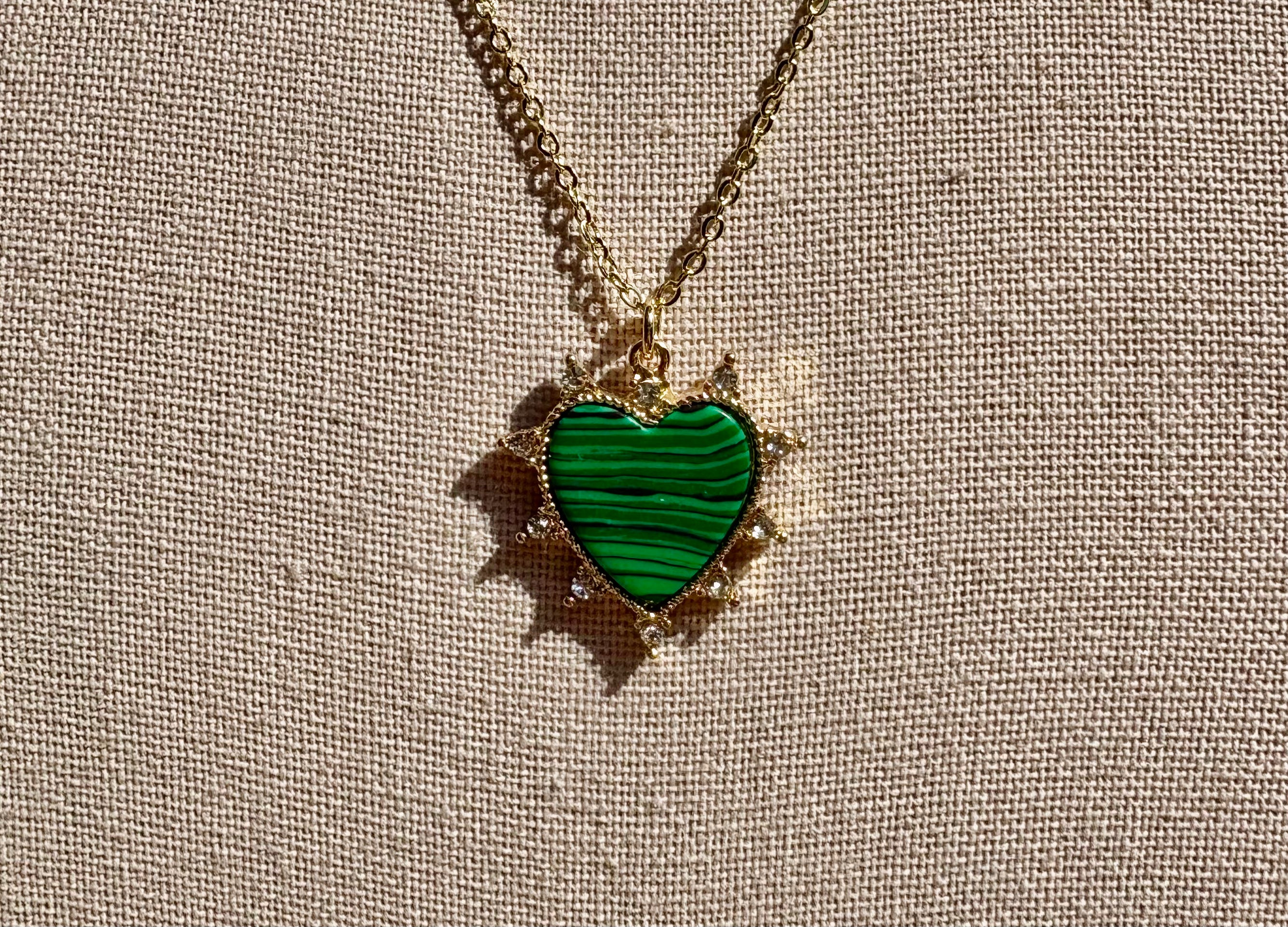 Malachite Heart