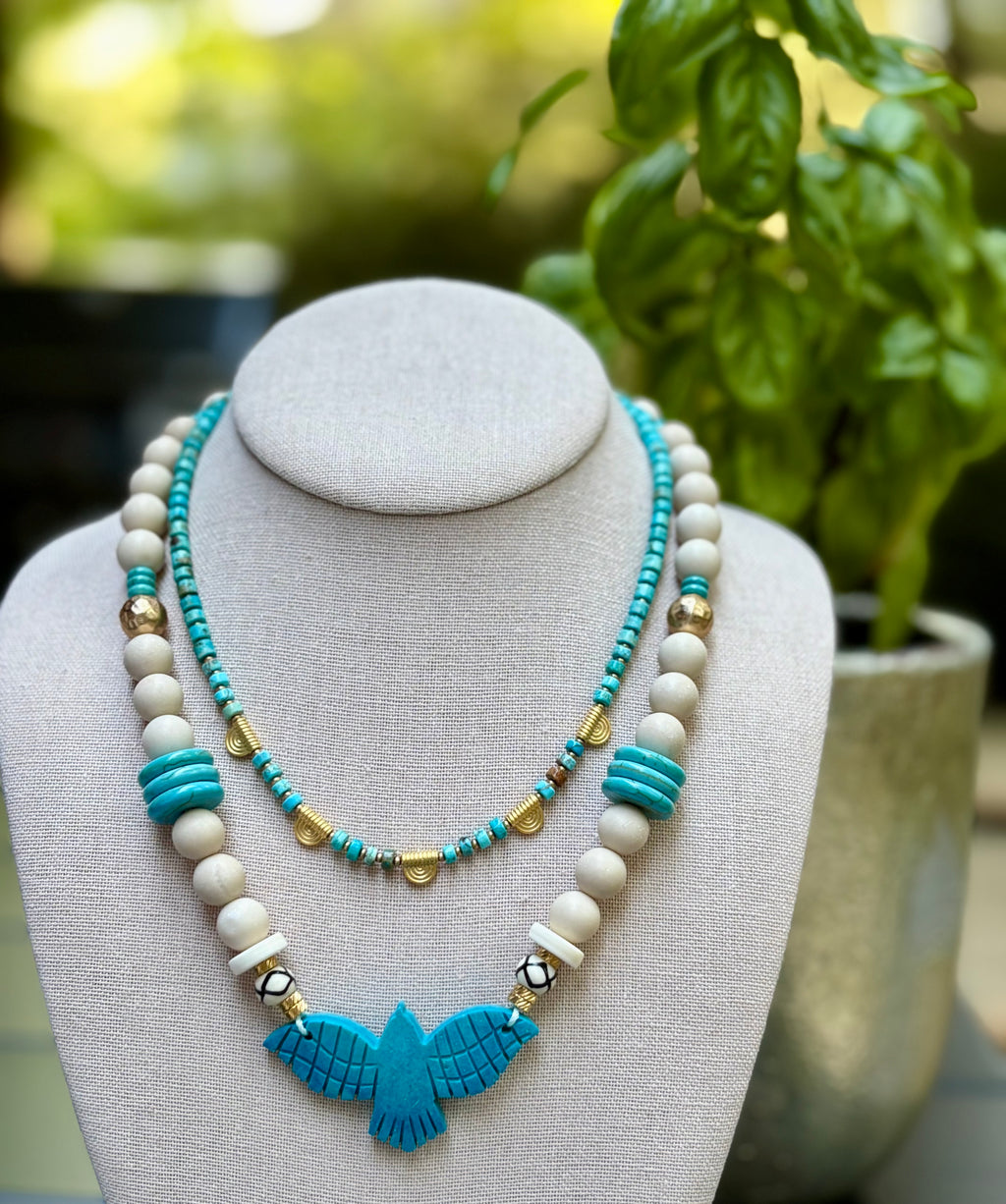 Turquoise Carved Bird